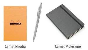 Vaincre l'angoisse avec un seul petit carnet Comment vaincre l'angoisse avec un petit carnet Moleskine ou Rhodia